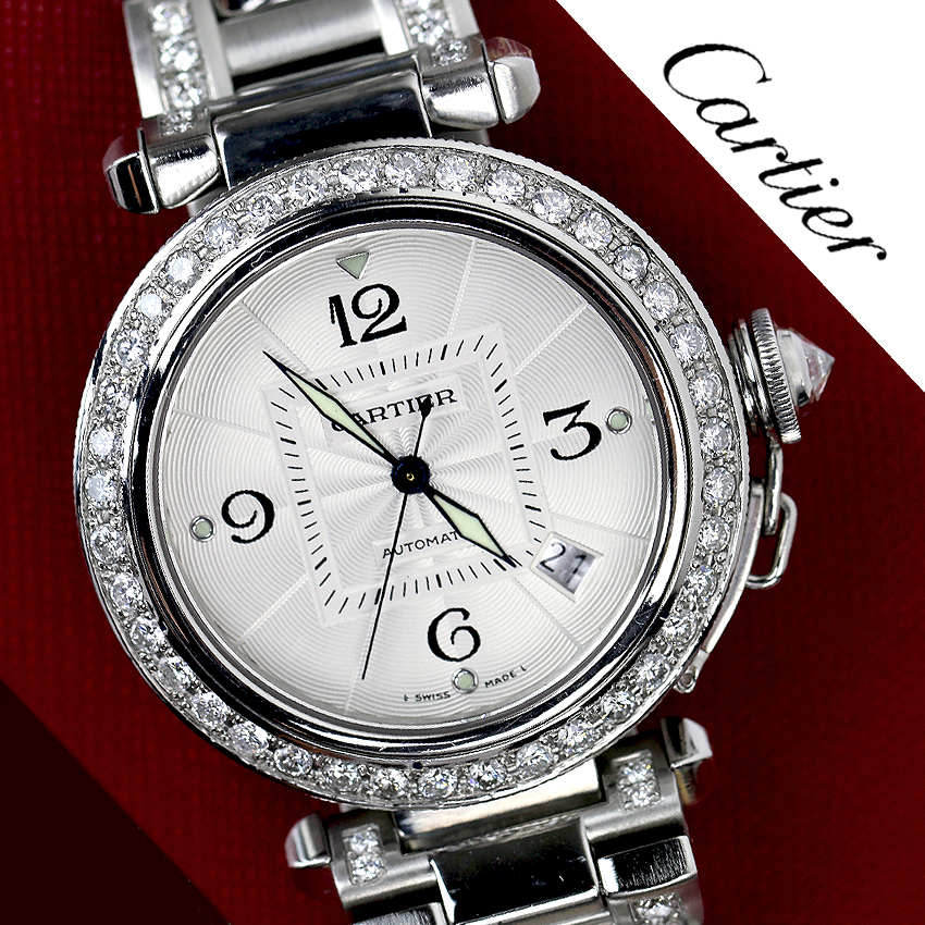 Купить Diamond Cartier Pasha Automatic 